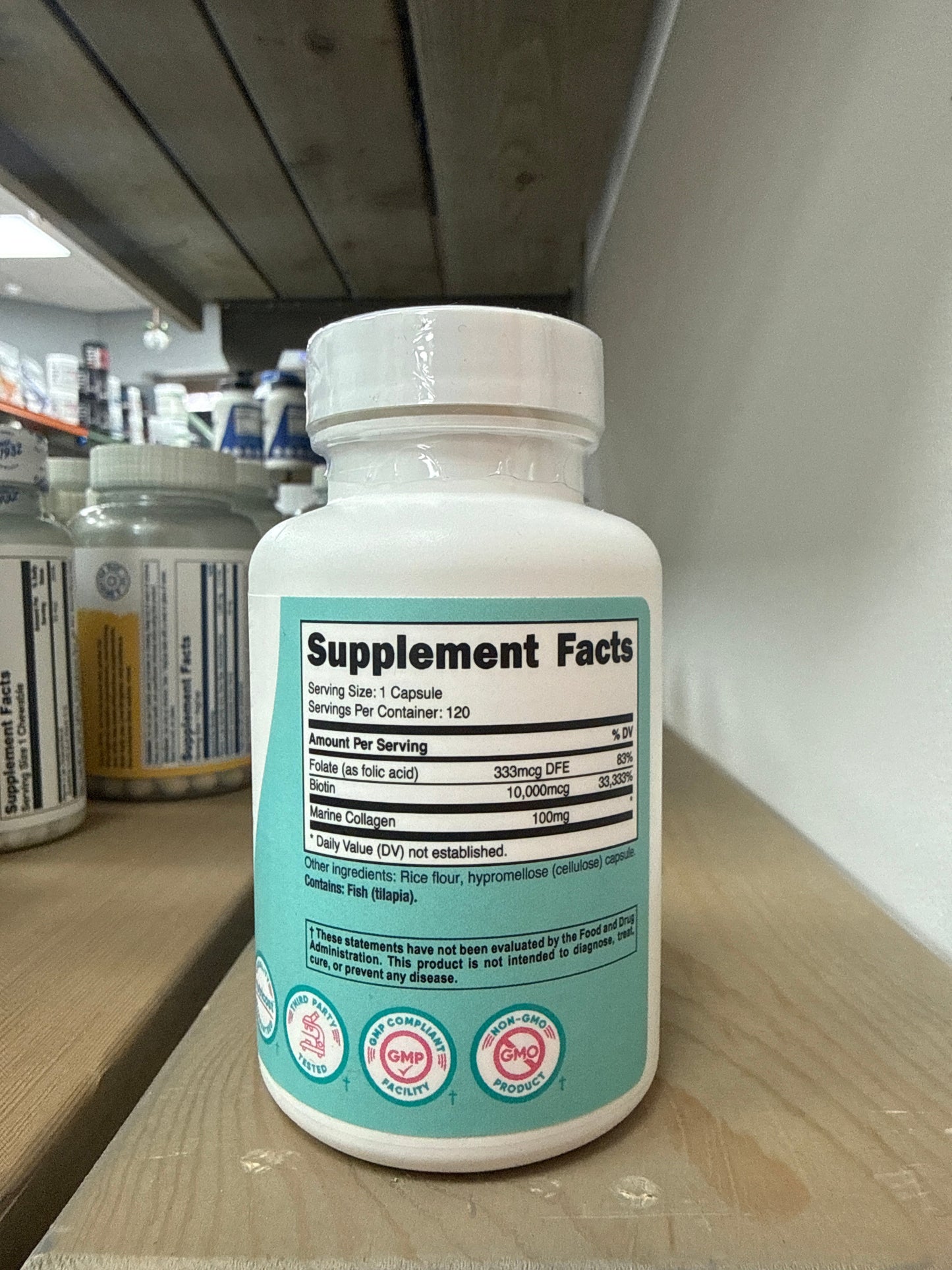 Nutricost Women Biotin 10.000mcg (120 servings) - with Folate & Collagen, Gluten Free & Non-GMO