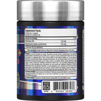 ALLMAX Yohimbine + Rauwolscine Fat Burner Capsules, 60 Count