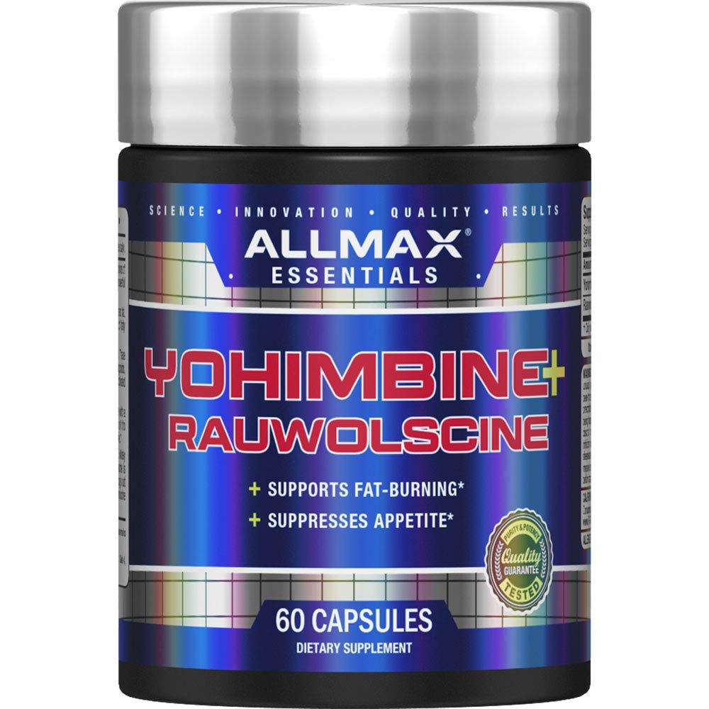 ALLMAX Yohimbine + Rauwolscine Fat Burner Capsules, 60 Count