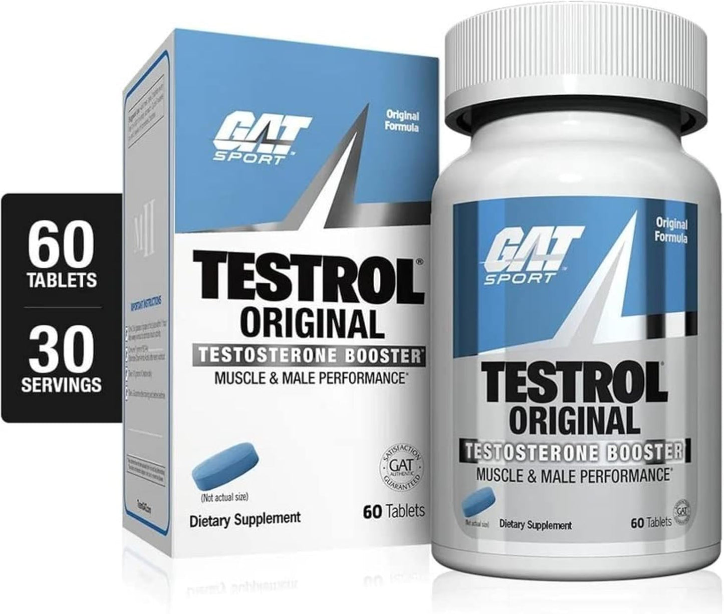 GAT SPORT Testrol Test Booster for Men, 60 Tablets