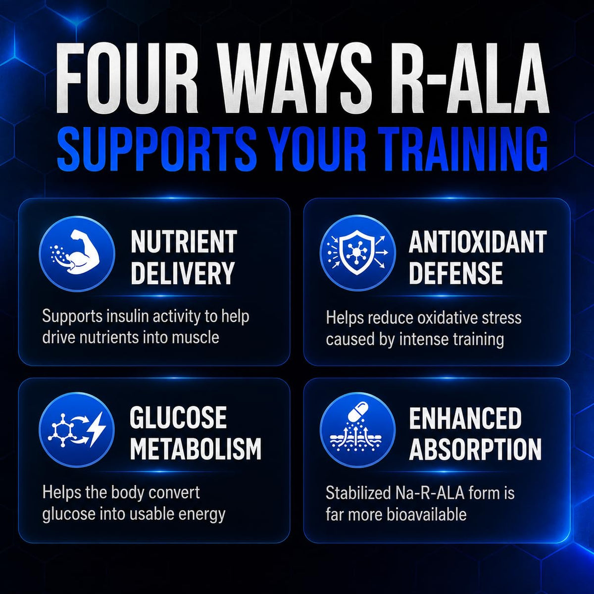 ALLMAX R+ALA Antioxidant Capsules, 60 Count