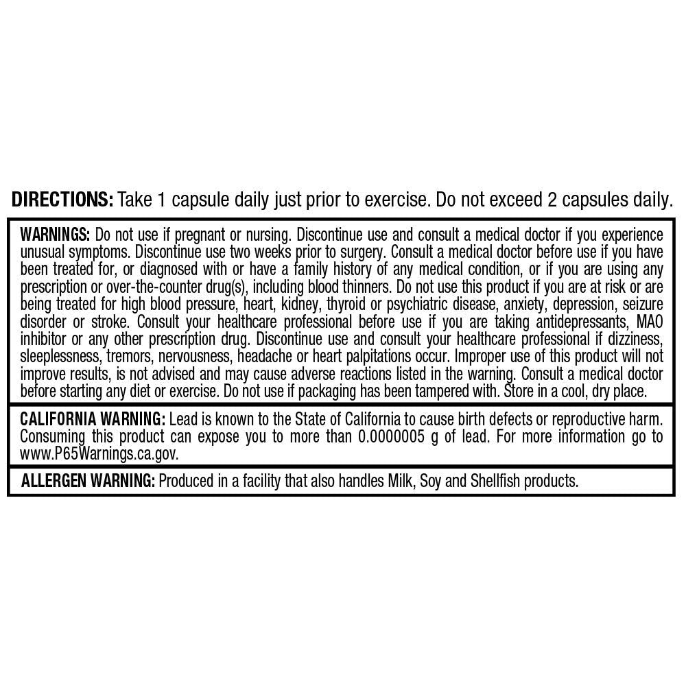 ALLMAX Yohimbine + Rauwolscine Fat Burner Capsules, 60 Count