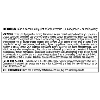 ALLMAX Yohimbine + Rauwolscine Fat Burner Capsules, 60 Count