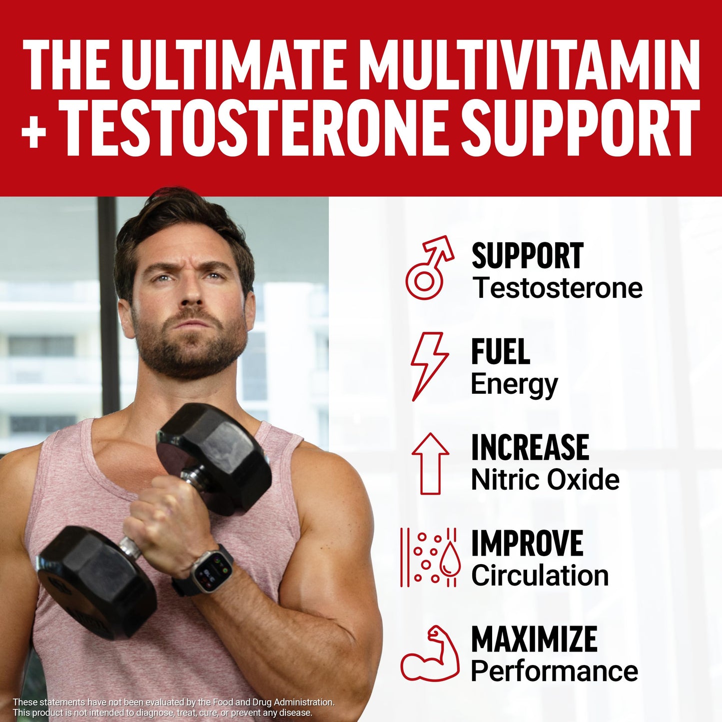 Force Factor Test X180 Multivitamin for Men with Testosterone Support