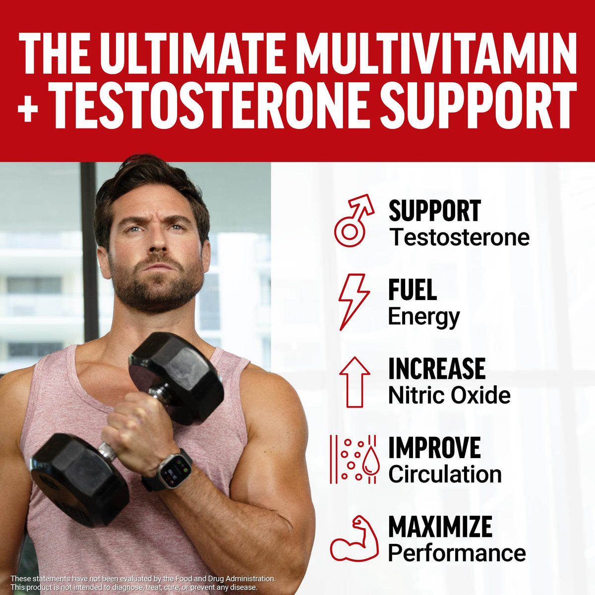 Force Factor Test X180 Multivitamin for Men with Testosterone Support