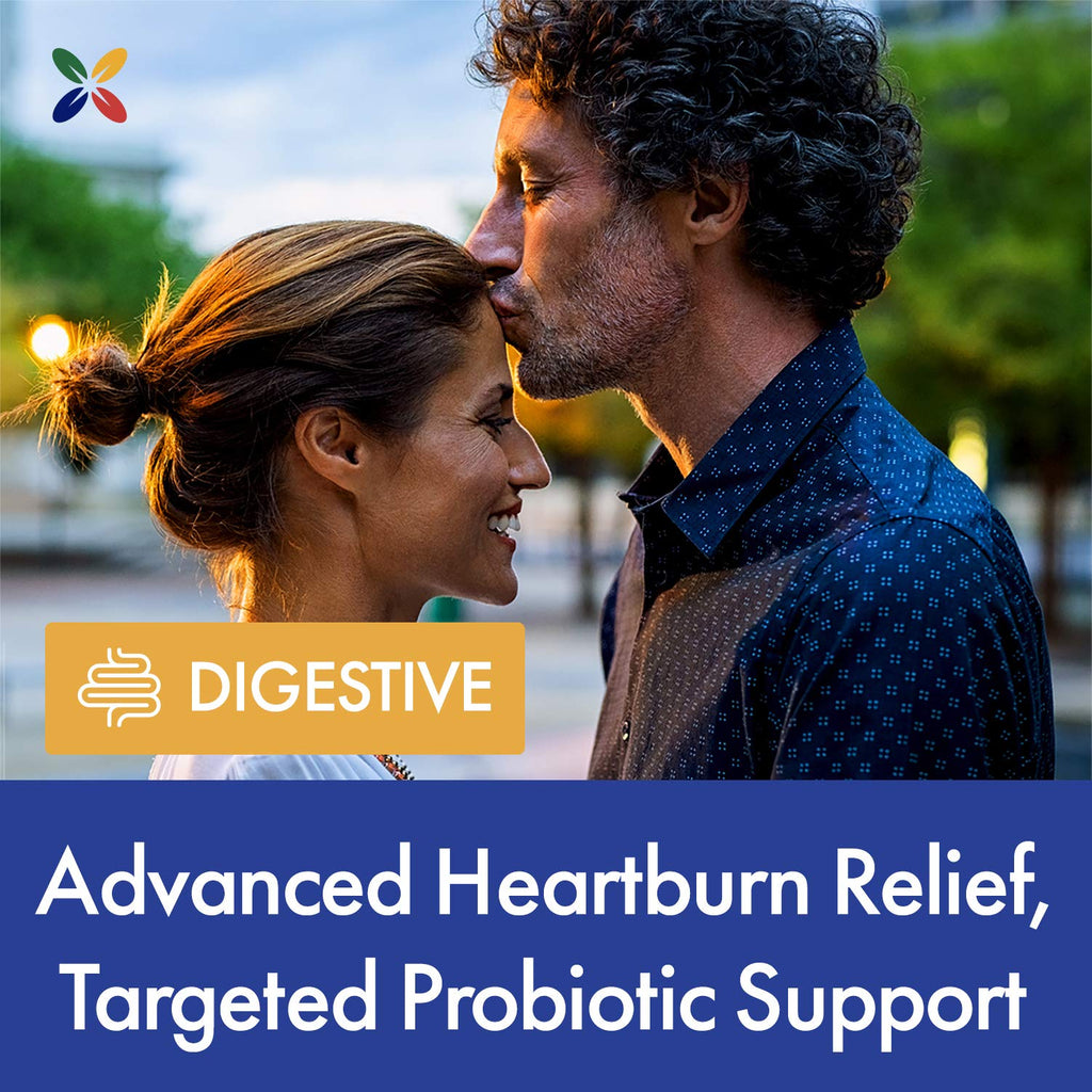Stop Aging Now - AcidRelief360 ULTRA with GutGard and Probiotics - Advanced Relief for Occasional Heartburn with Targeted Probiotic Support - 60 Veggie Caps