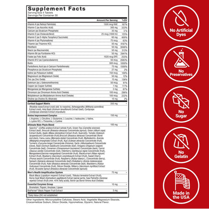 Force Factor Test X180 Multivitamin for Men with Testosterone Support