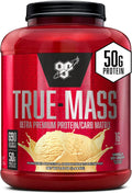 BSN True-Mass Weight Gainer Protein Powder, Vanilla Ice Cream, 16 Servings