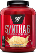 BSN SYNTHA-6 Premium Protein Powder, 6g Fiber, Whey Isolate, 48 Servings
