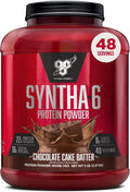 BSN SYNTHA-6 Premium Protein Powder, 8g Fiber, Whey Isolate, 48 Servings