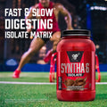 BSN SYNTHA-6 Isolate Whey Protein Powder, Chocolate Milkshake, 48 Servings