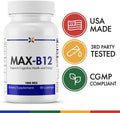 Stop Aging Now - MAX-B12 Lozenges 1000 MCG - Vitamin B12 1000mcg - Immune Support, Natural Energy and Brain Support Supplement - Supports Stress Relief Regulation - Natural Sleep Aid - 90 Lozenges