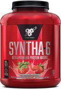 BSN SYNTHA-6 Protein Powder, Strawberry Milkshake, 5.0 Pound