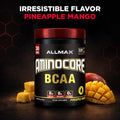 ALLMAX AMINOCORE BCAA Powder, Pineapple Mango, 30 Servings, 345 g