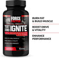 Force Factor Test X180 Ignite, Testosterone Booster & Fat Burner for Men