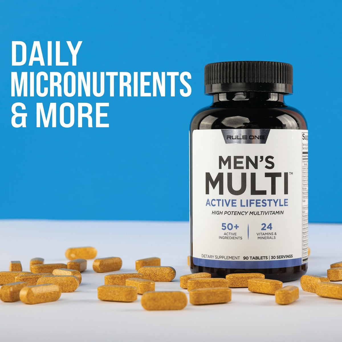 Rule 1 Proteins Men's Daily Multi,180 Tablets, 60 Day Supply