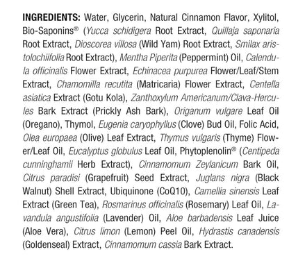 Nature's Answer Periobrite Cinamint Mouthwash| Promotes Healthy Teeth & Gums| Fights Bad Breath| Fluoride-Free, Alcohol-Free, Gluten-Free & Vegan| No Artificial Preservatives 16oz