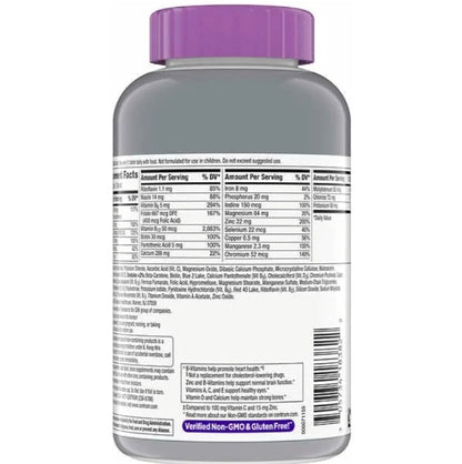 Centrum Silver Women 50 Plus, 275 Tablets per Bottle, with Higher Levels of Vitamin C & Zinc