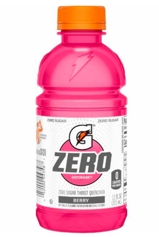 Gatorade, Zero Sugar Berry Thirst Quencher Beverage, 12 Fl Oz